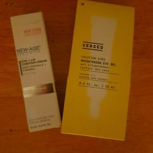 Versed Vacation Eyes + Marcelle eye and lip cream. NEW!